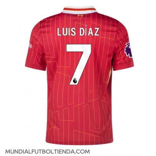 Camiseta Liverpool Luis Diaz #7 Primera Equipación Replica 2024-25 mangas cortas